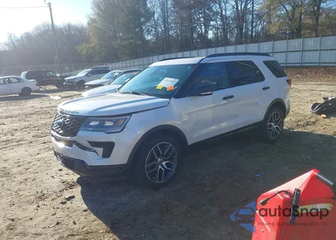 2018 Ford Explorer Sport из США, поврежденный, VIN 1FM5K8GT4JGC83277